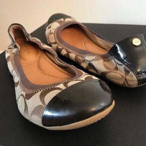 Coach Ballet Flats, gently worn